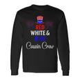 Red White & Blue Cousin Crew 4Th Of July Firework Matching Long Sleeve T-Shirt Gifts ideas
