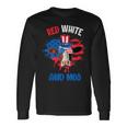Red White And Moo Patriotic Cow Farmer 4Th Of July Long Sleeve T-Shirt Gifts ideas
