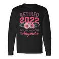 Retired 2022 Retirement For 2022 Cute Pink Long Sleeve T-Shirt Gifts ideas
