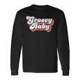Retro Seventies Style Groovy Baby 70S Fancy Dress Long Sleeve T-Shirt Gifts ideas