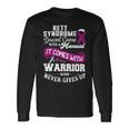 Rett Syndrome Doesnt Come With A Manual It Comes With A Warrior Who Never Gives Up Purple Ribbon Rett Syndrome Rett Syndrome Awareness Unisex Long Sleeve Gifts ideas