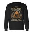 Schechter Name Shirt Schechter Name V5 Long Sleeve T-Shirt Gifts ideas