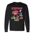 Stepdad Of The Birthday Boy Donut Dab Birthday Long Sleeve T-Shirt Gifts ideas