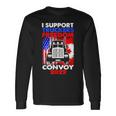 I Support Truckers Freedom Convoy 2022 V3 Long Sleeve T-Shirt Gifts ideas