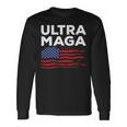 Ultra Maga Proud American Distressed Flag Patriotic Unisex Long Sleeve Gifts ideas