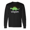 Vegan Dinosaur Green Save Wildlife Long Sleeve T-Shirt T-Shirt Gifts ideas