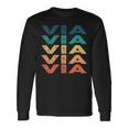 Via Name Shirt Via Name Long Sleeve T-Shirt Gifts ideas