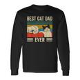 Vintage Best Cat Dad Ever Bump Fit Classic Long Sleeve T-Shirt T-Shirt Gifts ideas