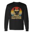 Vintage Best Frenchie Dad Ever Fathers Day 90 Shirt Unisex Long Sleeve Gifts ideas