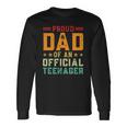 Vintage Thirteen Retro Proud Dad Of An Official Teenager Long Sleeve T-Shirt T-Shirt Gifts ideas
