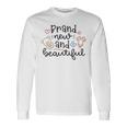 Baby Shower Text Design Brand New And Beautiful Unisex Long Sleeve Gifts ideas