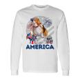 Beagle American Flag Sunglasses 708 Shirt Unisex Long Sleeve Gifts ideas