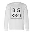 Big Bro Brother Announcement Dada Mama Matching Long Sleeve T-Shirt T-Shirt Gifts ideas
