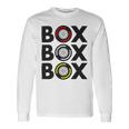 Box Box Box F1 Tyre Compound Design V2 Unisex Long Sleeve Gifts ideas