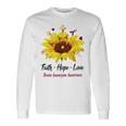 Brain Aneurysm Awareness Faith Hope Love Unisex Long Sleeve Gifts ideas