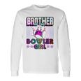 Brother Of The Bowler Girl Matching Bowling Birthday Long Sleeve T-Shirt T-Shirt Gifts ideas