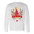 Christmas Unicorn Face Santicorn Cute V2 Unisex Long Sleeve Gifts ideas