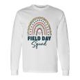 Cute Rainbow Field Squad Last Day Of School Field Leopard Long Sleeve T-Shirt T-Shirt Gifts ideas
