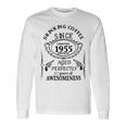 Drinking Coffee Since 1955 Aged Perfectly 67Years Of Awesomenss Unisex Long Sleeve Gifts ideas