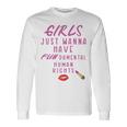 Girls Just Wanna Have Fundamental Human Rights Funny Unisex Long Sleeve Gifts ideas