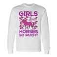 Girls Love Hhoresed So Much Unisex Long Sleeve Gifts ideas