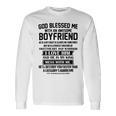 God Blessed Me With An Awesome Boyfriend Unisex Long Sleeve Gifts ideas