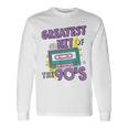 Greatest Hit Of The 90S Retro Cassette Tape Vintage Birthday Long Sleeve T-Shirt Gifts ideas