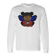 Haiti Haitian Love Flag Princess Girl Kid Wings Butterfly Long Sleeve T-Shirt T-Shirt Gifts ideas