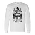 Happy Feminist Unisex Long Sleeve Gifts ideas