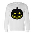 Happy Halloween Scary Black Pumpkin Pattern Unisex Long Sleeve Gifts ideas