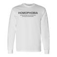 Homophobia Feminist Lgbtq Gay Ally Long Sleeve T-Shirt T-Shirt Gifts ideas