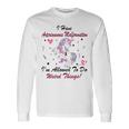 I Have Arteriovenous Malformation Im Allowed To Do Weird Things Funny Unicorn Burgundy Ribbon Arteriovenous Malformation Support Arteriovenous Malformation Awareness Unisex Long Sleeve Gifts ideas