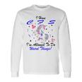 I Have Chronic Fatigue Syndrome Cfs Im Allowed To Do Weird Things Unicorn Blue Ribbon Chronic Fatigue Syndrome Support Cfs Awareness Unisex Long Sleeve Gifts ideas