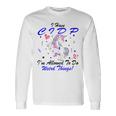 I Have Cidp Im Allowed To Do Weird Things Unicorn Blue Ribbon Cidp Support Cidp Awareness Unisex Long Sleeve Gifts ideas