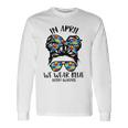 In April We Wear Blue Autism Awareness Month Unisex Long Sleeve Gifts ideas