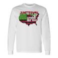 Juneteenth Living FreeIsh Since 1865 Tshirt Long Sleeve T-Shirt Gifts ideas