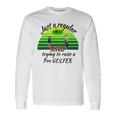 Just A Regular Dad Trying To Raise A Pro Golfer Unisex Long Sleeve Gifts ideas