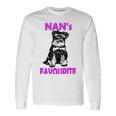 Miniature Schnauzer At Home Nans Favourite Multi Tasking Dog Unisex Long Sleeve Gifts ideas