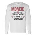 Momoo Grandma Momoo The Woman The Myth The Legend Long Sleeve T-Shirt Gifts ideas