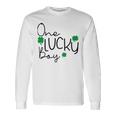 One Lucky Boy Funny St Patrick Day Unisex Long Sleeve Gifts ideas