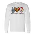 Peace Love Beach Summer Vacation 184 Shirt Unisex Long Sleeve Gifts ideas