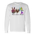 Peace Love Beach Summer Vacation Beach 185 Shirt Unisex Long Sleeve Gifts ideas