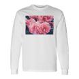 Pink Roses In Garden Unisex Long Sleeve Gifts ideas