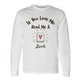 Premium If You Love Me Read Me A Book - Books Lovers Unisex Long Sleeve Gifts ideas