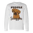 Puggle Dog Snuggles Funny Cute Pug Beagle Mom Dad Unisex Long Sleeve Gifts ideas