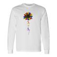 Rainbow Sunflower Love Is Love Lgbt Gay Lesbian Pride Long Sleeve T-Shirt T-Shirt Gifts ideas