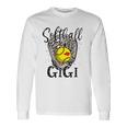 Softball Gigi Leopard Game Day Softball Lover Grandma Long Sleeve T-Shirt T-Shirt Gifts ideas