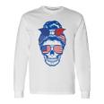 Ultra Maga Red White Blue Skull Unisex Long Sleeve Gifts ideas