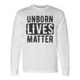 Unborn Lives Matter Unisex Long Sleeve Gifts ideas