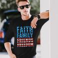 4Th Of July S For Faith Friends Freedom Long Sleeve T-Shirt T-Shirt Gifts for Him